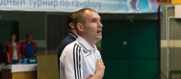 Тренер команды по мини-футболу Львовской таможни Сергей Федорчук Тренер команды по мини-футболу Львовской таможни Сергей Федорчук - Sputnik Беларусь