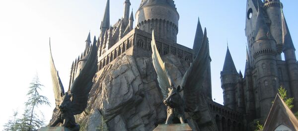 Макет замка Хогвартс из книг Роулинг - Sputnik Беларусь