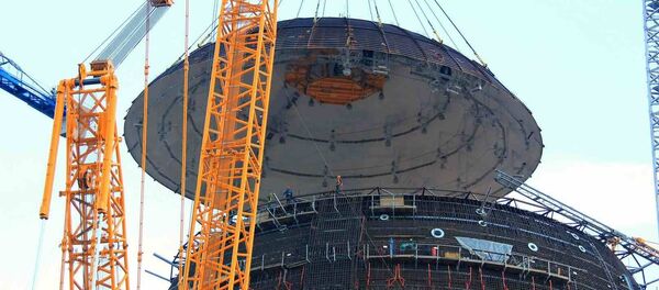 На строительной площадке БелАЭС - Sputnik Беларусь