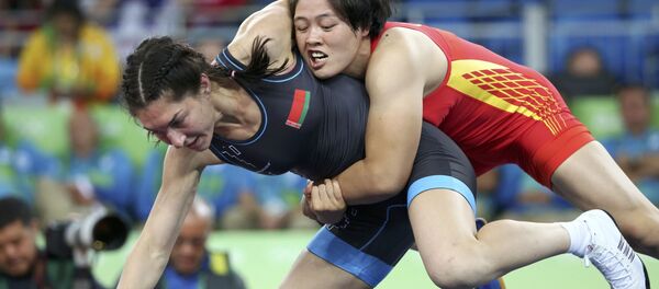 Поединок Василисы Марзалюк против Чжан Фэнлю - Sputnik Беларусь