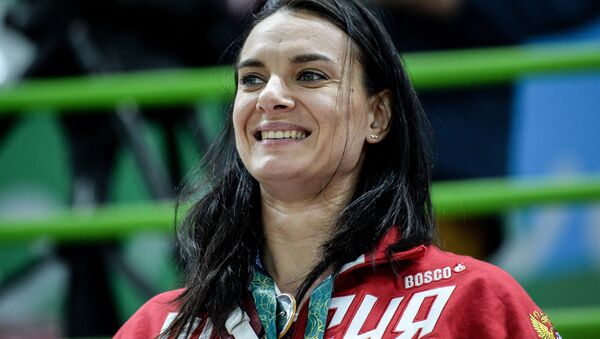 Двукратная олимпийская чемпионка по прыжкам с шестом Елена Исинбаева - Sputnik Беларусь