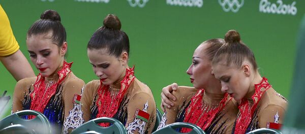 Белорусские гимнастки на Играх-2016 Белорусские гимнастки на Играх-2016 - Sputnik Беларусь