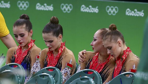 Белорусские гимнастки на Играх-2016 - Sputnik Беларусь