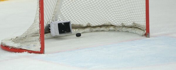 Шайба в пустых воротах. Архивное фото - Sputnik Беларусь