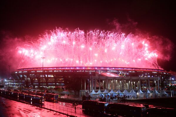 Церемония закрытия XXXI летних Олимпийских игр в Рио-де-Жанейро - Sputnik Беларусь
