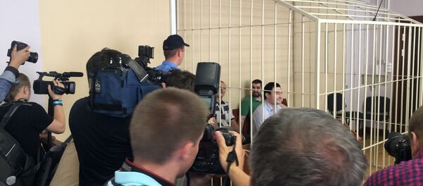 Япринцевы перед оглашением приговора - Sputnik Беларусь