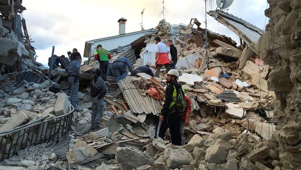 Последствия землетрясения в Италии - Sputnik Беларусь