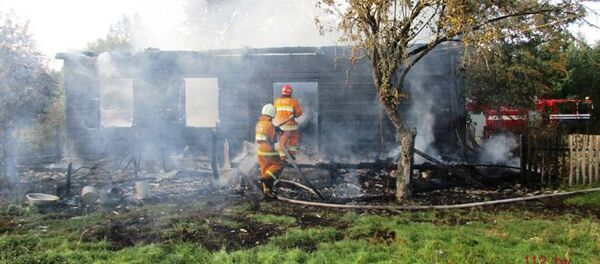 Пожар в Дятловском районе - Sputnik Беларусь