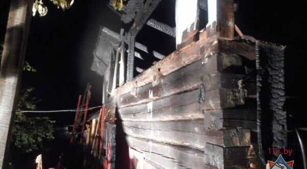 Пожар в бане в Бобруйске - Sputnik Беларусь