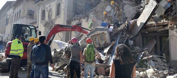 Последствия землетрясения в Италии Последствия землетрясения в Италии - Sputnik Беларусь