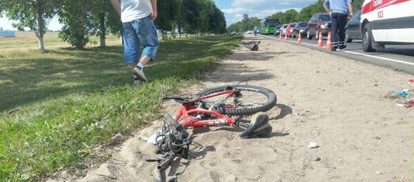 Место ДТП под Солигорском - Sputnik Беларусь