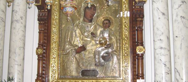 Минская чудотворная икона Божьей матери Минская чудотворная икона Божьей матери - Sputnik Беларусь