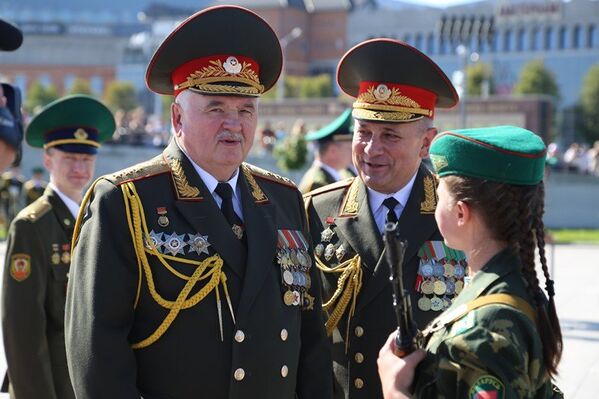 Принятие Военной присяги и посвящение в пограничники - Sputnik Беларусь