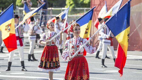 парад в Кишиневе, 25 лет независимости - Sputnik Беларусь