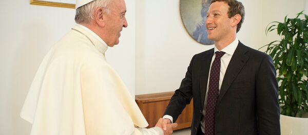 Встреча Папы Римского и Марка Цукерберга - Sputnik Беларусь
