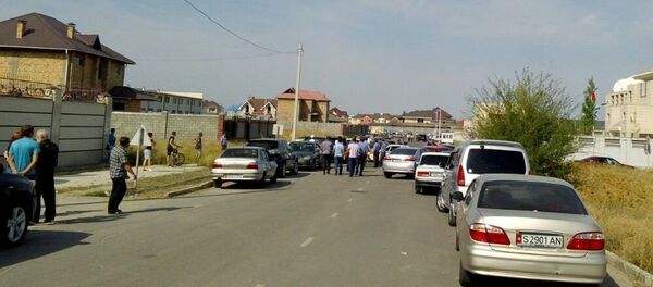 Территория около посольства КНР в Бишкеке Территория около посольства КНР в Бишкеке - Sputnik Беларусь