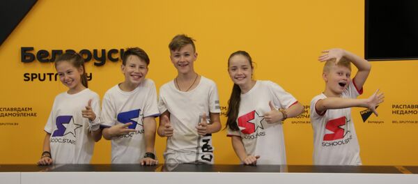 Прадстаўнік Беларусі на дзіцячым Еўрабачанні-2016 Аляксандр Мінёнак і шоў-балет Сенсацыя Прадстаўнік Беларусі на дзіцячым Еўрабачанні-2016 Аляксандр Мінёнак і шоў-балет Сенсацыя - Sputnik Беларусь