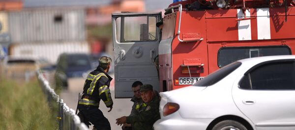 Взрыв в Бишкеке Взрыв в Бишкеке - Sputnik Беларусь