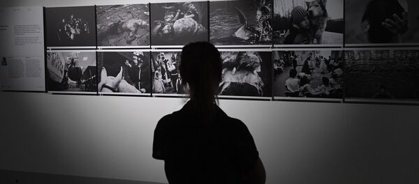 Открытие выставки победителей и призеров Международного конкурса фотожурналистики имени Андрея Стенина в Москве - Sputnik Беларусь