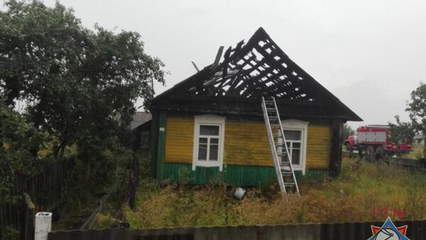 Пожар в деревне Турчилов - Sputnik Беларусь