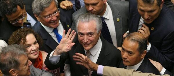 Michel Temer toma posse - Sputnik Беларусь