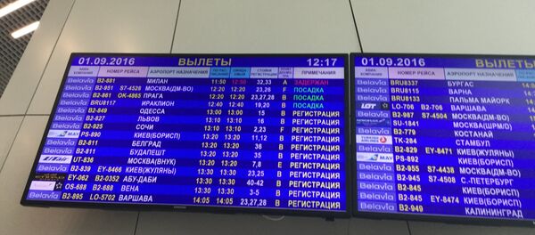 Информация о задержке рейса - Sputnik Беларусь