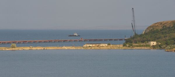 Строительство Керченского моста в Крыму - Sputnik Беларусь