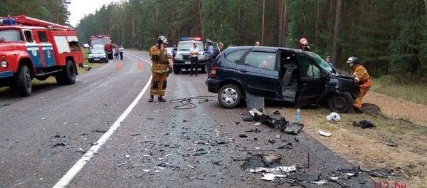 ДТП на трассе Рогачев - Быхов - Sputnik Беларусь