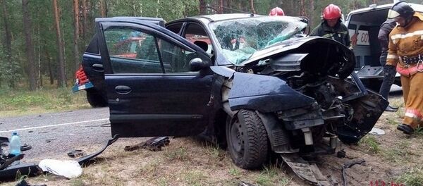 ДТП на трассе Рогачев-Жлобин - Sputnik Беларусь