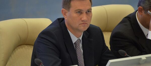 Первый вице-президент НОК  Максим Рыженков на коллегии. - Sputnik Беларусь