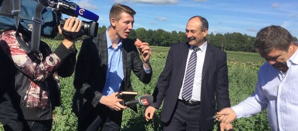 Как замминистра журналистов арбузами накормил - Sputnik Беларусь