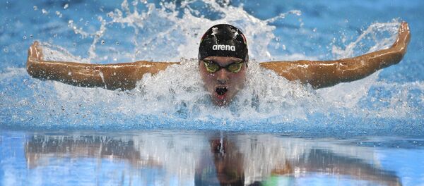 Белорусский пловец Игорь Бокий Белорусский пловец Игорь Бокий - Sputnik Беларусь