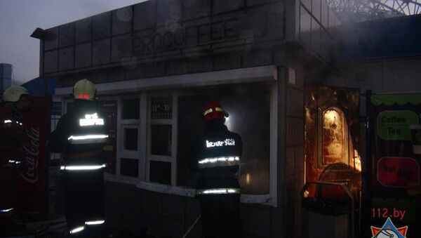 Пожар в кафе - Sputnik Беларусь