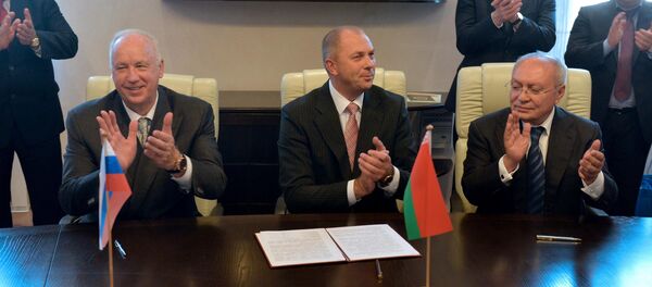 Подписание совместного заявление председателей Следственных комитетов Беларуси, Армении и России - Sputnik Беларусь