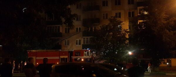 Пожар в Солигорске Пожар в Солигорске - Sputnik Беларусь