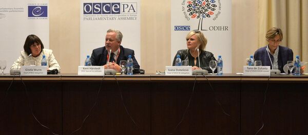 Прэс-канферэнцыя АБСЕ Прэс-канферэнцыя АБСЕ - Sputnik Беларусь