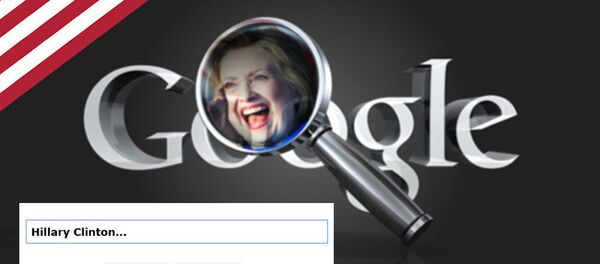 Хилари Клинтон в поисковой системе Google - Sputnik Беларусь