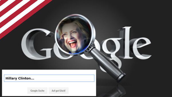 Хилари Клинтон в поисковой системе Google - Sputnik Беларусь