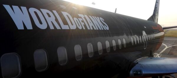 Брызги шампанского и воды: Жуковский принял первый рейс Белавиа - Sputnik Беларусь