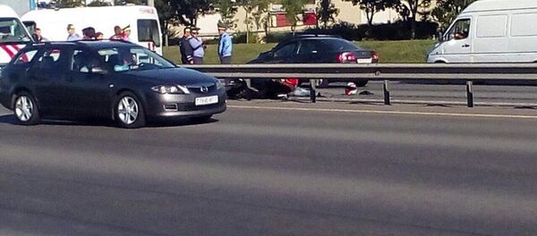 ДТП на МКАД в районе Малиновки - Sputnik Беларусь