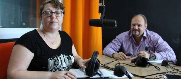 Елена Ольшанская и Вячеслав Шарапов - Sputnik Беларусь