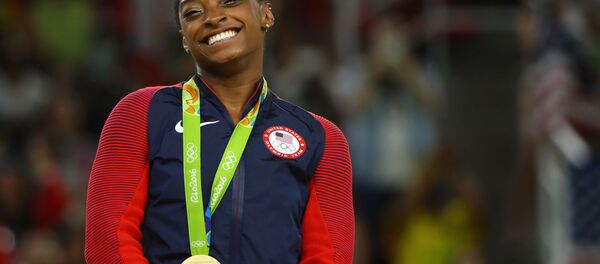 Американская гимнастка Симоне Байлз - Sputnik Беларусь