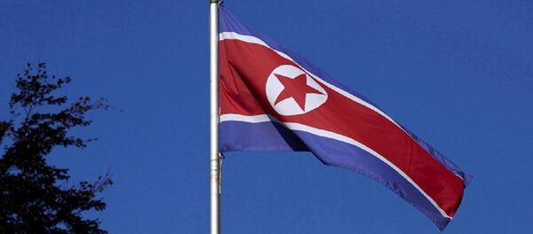 Флаг КНДР. Архивное фото - Sputnik Беларусь