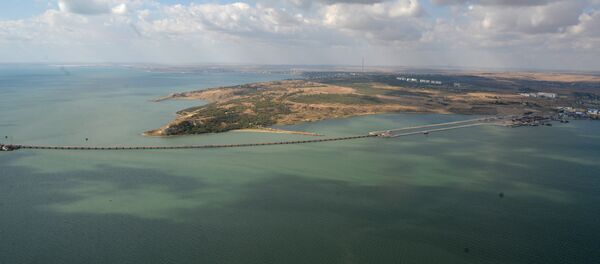 Строительство транспортного перехода через Керченский пролив в Крыму - Sputnik Беларусь