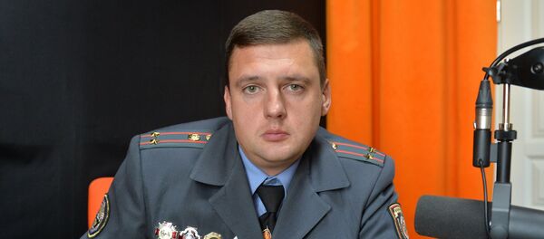 Заместитель начальника ГАИ г.Минска Андрей Зырянов - Sputnik Беларусь