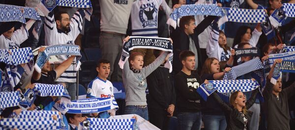 Болельщики хоккейного клуба Динамо-Минск - Sputnik Беларусь