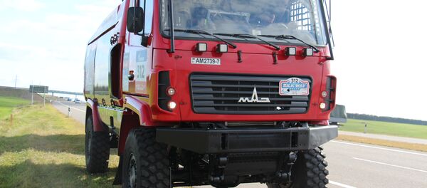 Гоночный МАЗ команды МАЗ-СПОРТавто - Sputnik Беларусь