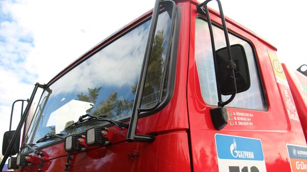 Гоночный МАЗ команды МАЗ-СПОРТавто Гоночный МАЗ команды МАЗ-СПОРТавто - Sputnik Беларусь