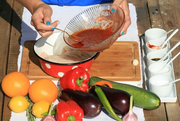 Кальмары в пряном маринаде Кальмары в пряном маринаде - Sputnik Беларусь