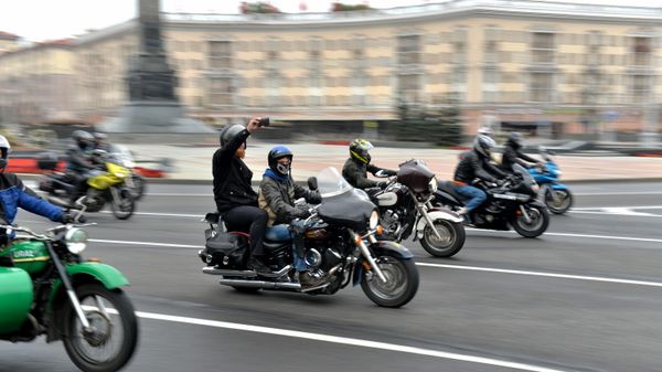 Байкеры на улицах Минска, архивное фото - Sputnik Беларусь